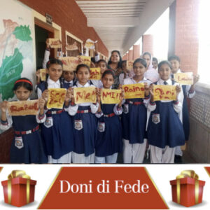 Dona la scuola a un bambino cristiano