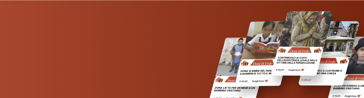 Dona speranza a Natale con un Dono di Fede